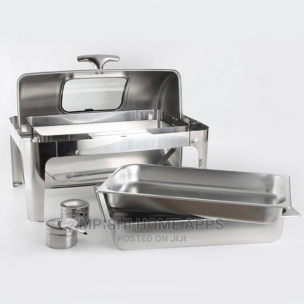 Rectangular Roll Top Chaffing Dish - thumbnail 6