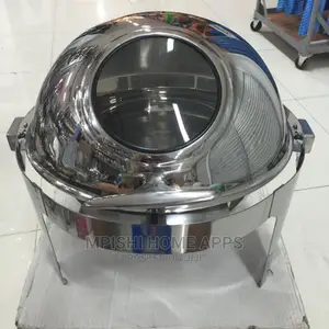 Round Roll Top Chaffing Dish