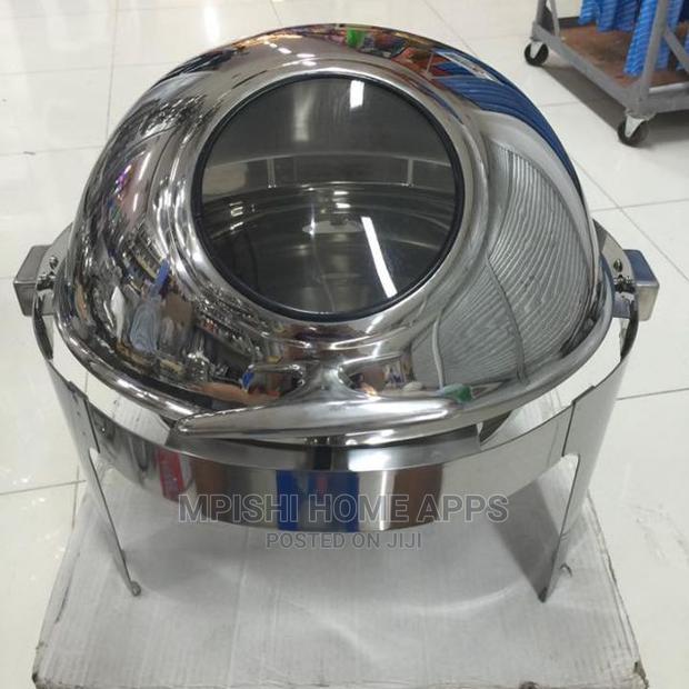 Round Roll Top Chaffing Dish - thumbnail 3