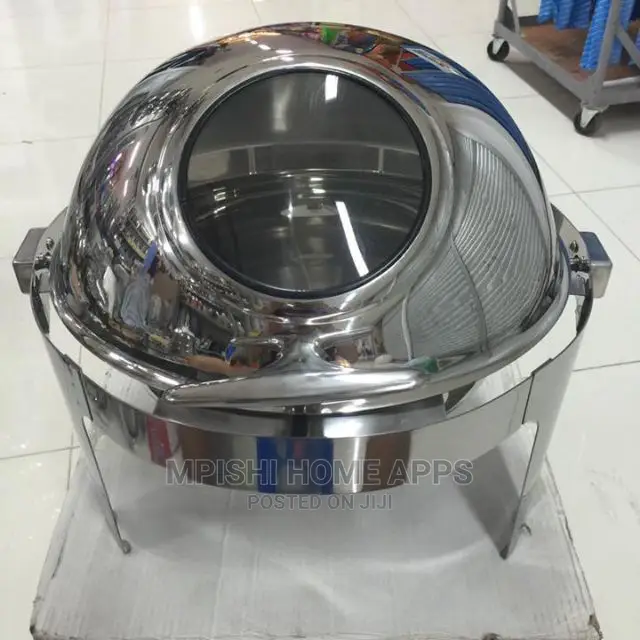 Round Roll Top Chaffing Dish