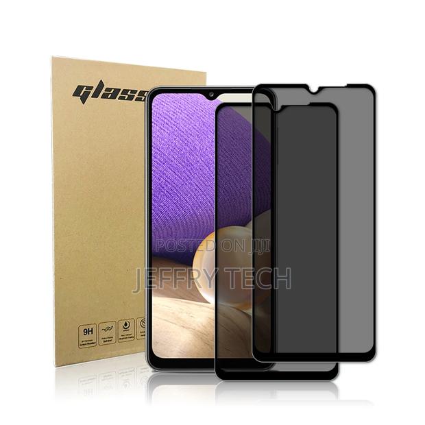 Privacy Tempered Glass Screen Protector for Samsung A12/A32 - thumbnail 3