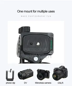 3366 Lightweight Video Camera Tripod for Canon Nikon Aluminu