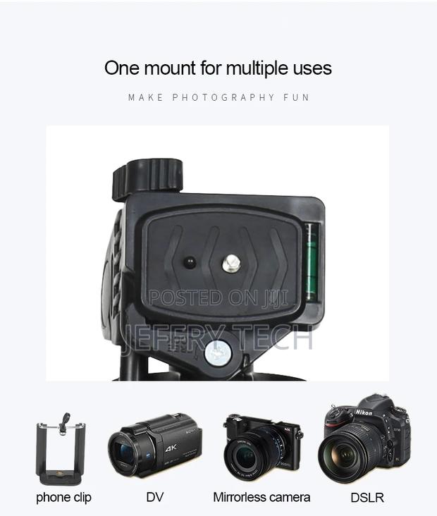 3366 Lightweight Video Camera Tripod for Canon Nikon Aluminu - thumbnail 2