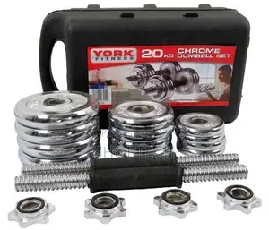 20kg Adjustable Chrome Dumbells