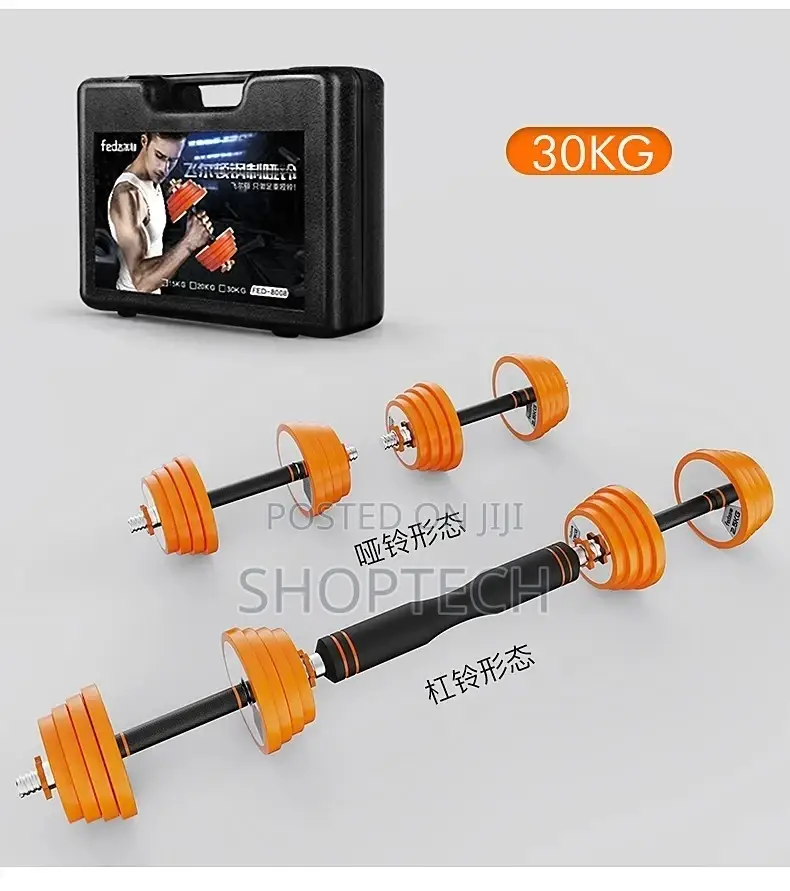 20kgs Kettle Dumbells With Barbell