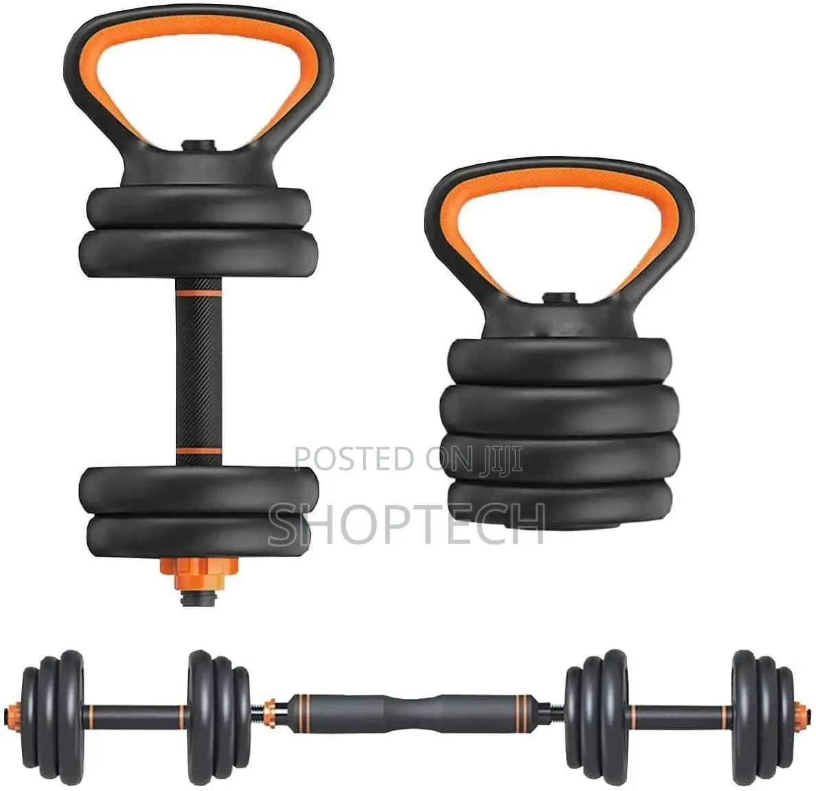 40kgs Dumbells With Kettlebell.
