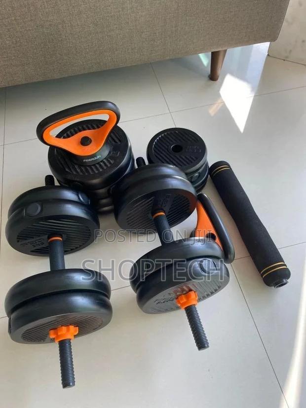 40kgs Dumbbells With Kettlebell and Barbell.
