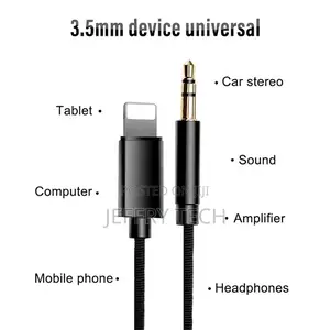 Type C to 3.5mm Jack Aux Cable Car Audio Adapter Headphone U