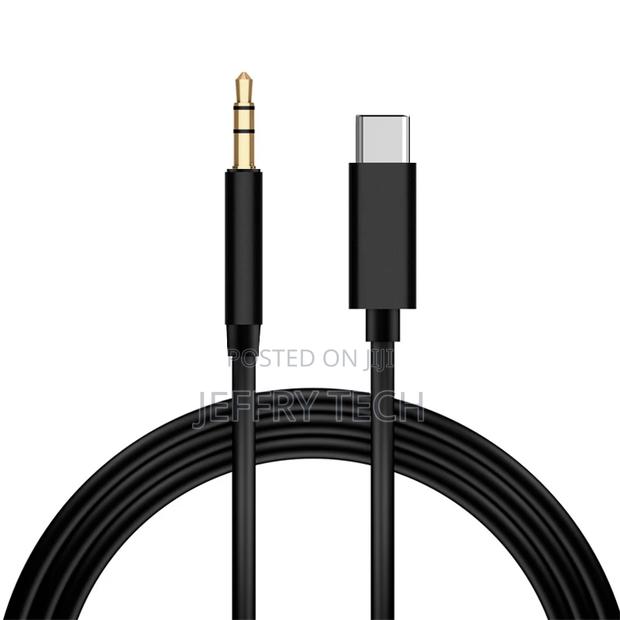 Type C to 3.5mm Car AUX Headphones Adapter USB-C to Male 3.5 - thumbnail 2