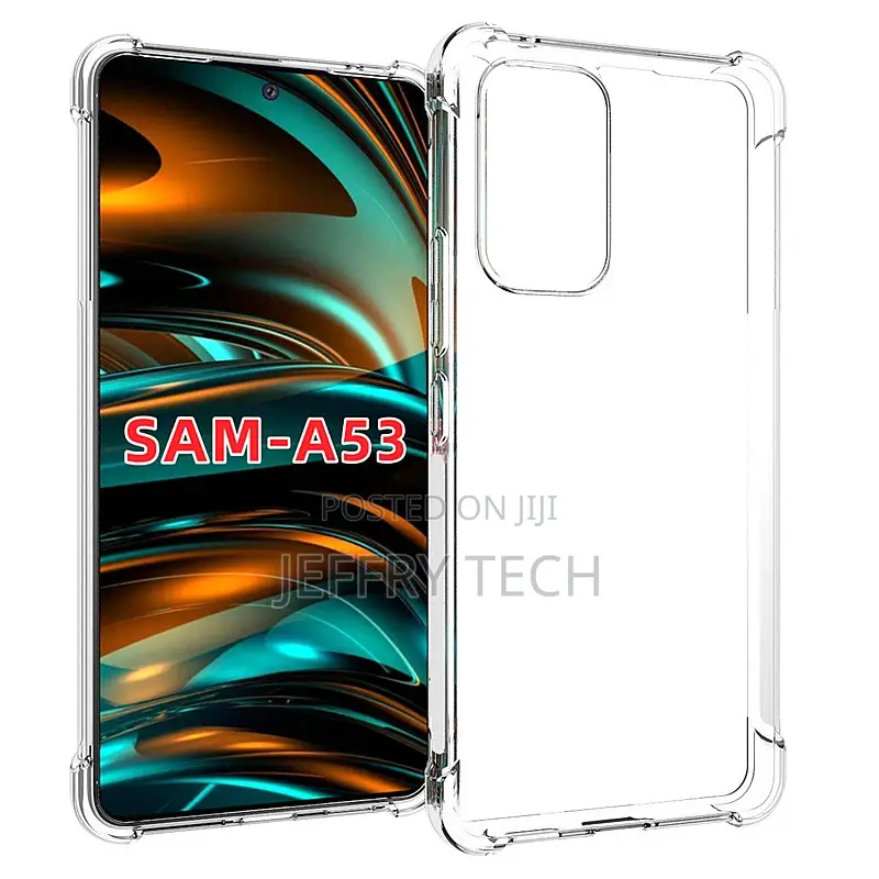 Samsung A53 Clear Soft TPU Airbag Bumper Case Four Corners P