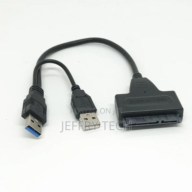 Sata to USB 3.0 Connector 2 USB Cable Data Transfer Converte