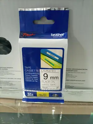 Brother Tape 9mm Black on Yellow