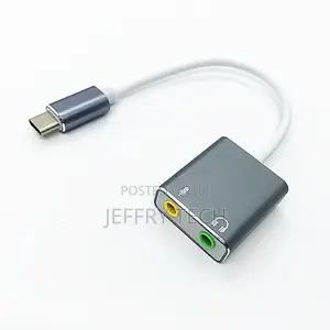 External Type C Interface Sound Card 7.1 Channel Audio Inte
