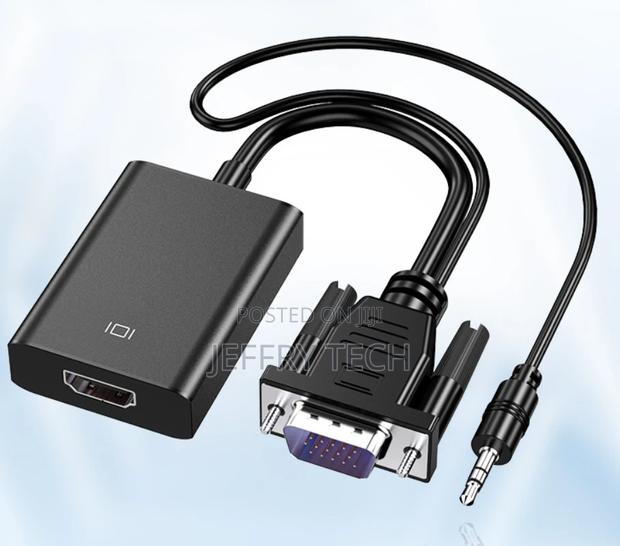Quality Hot-Selling Aluminum Metal Shell VGA to HD-MI Adapte