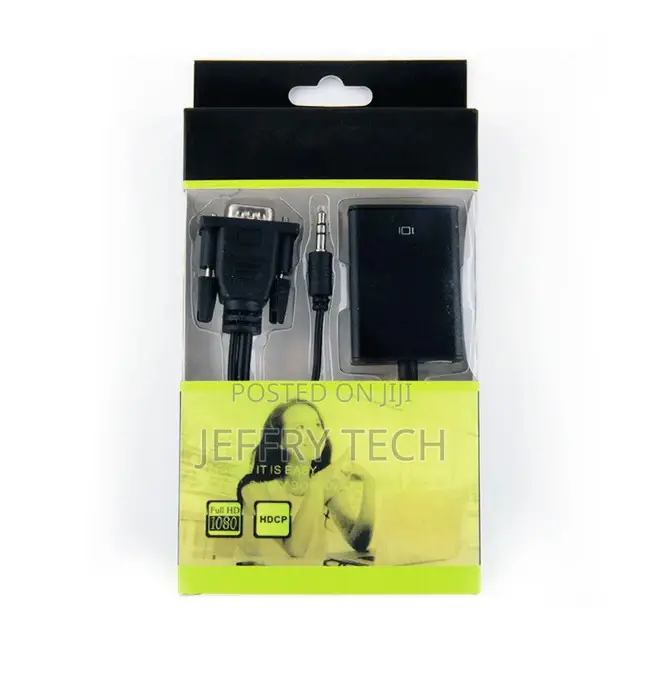 Quality Hot-Selling Aluminum Metal Shell VGA to HD-MI Adapte