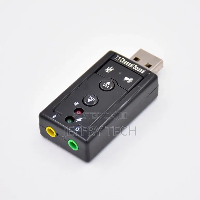 Usb 7.1 M Audio Sound Card Interface Pc Laptop Computer Ext