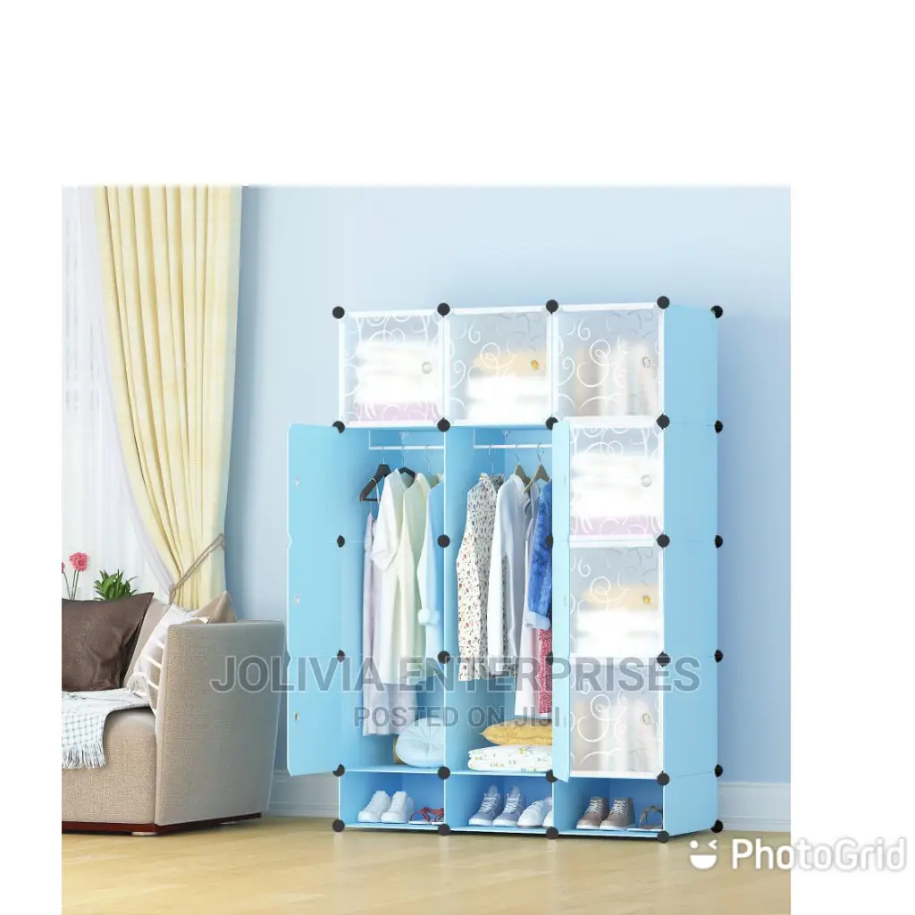 Plastic Wardrobe Blue
