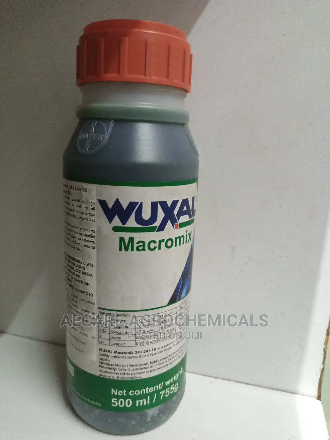Wuxal Macromix Inorganic Foliar Fertilizer 500ml / 755 Grams