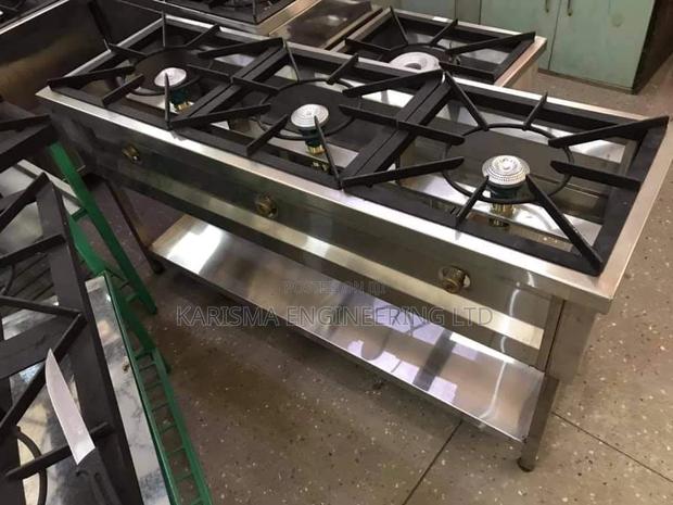 Stainless Steel 3 Burner Gas Cooker - main view