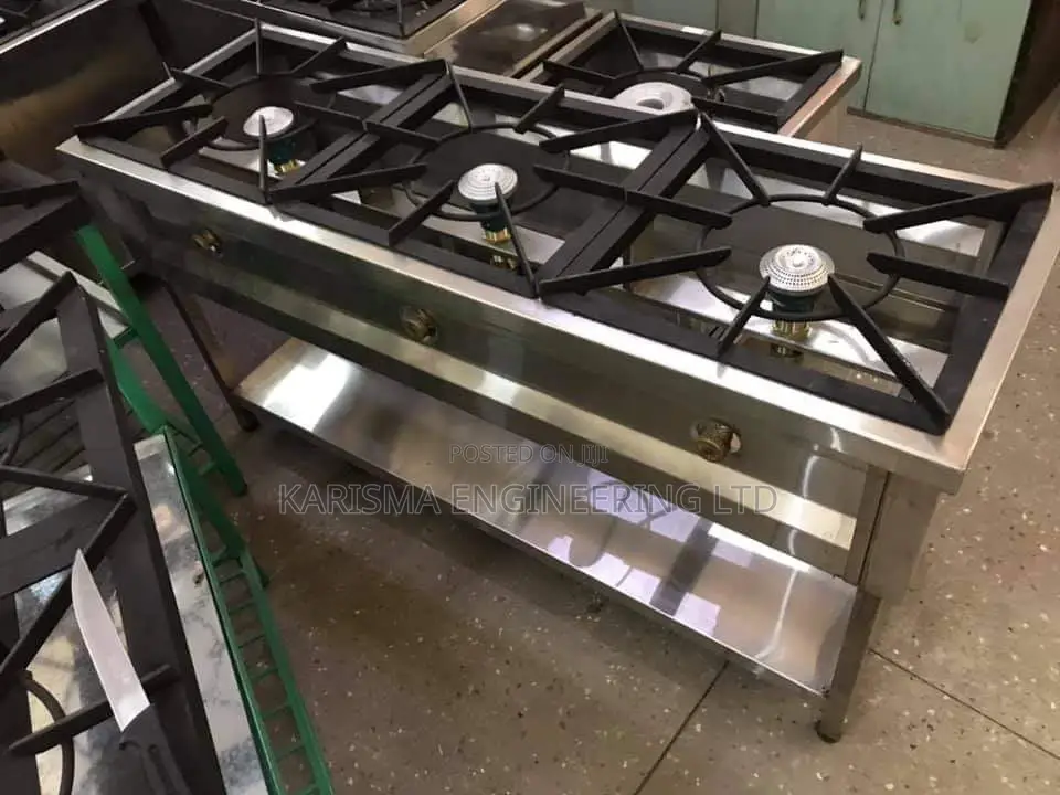 Stainless Steel 3 Burner Gas Cooker