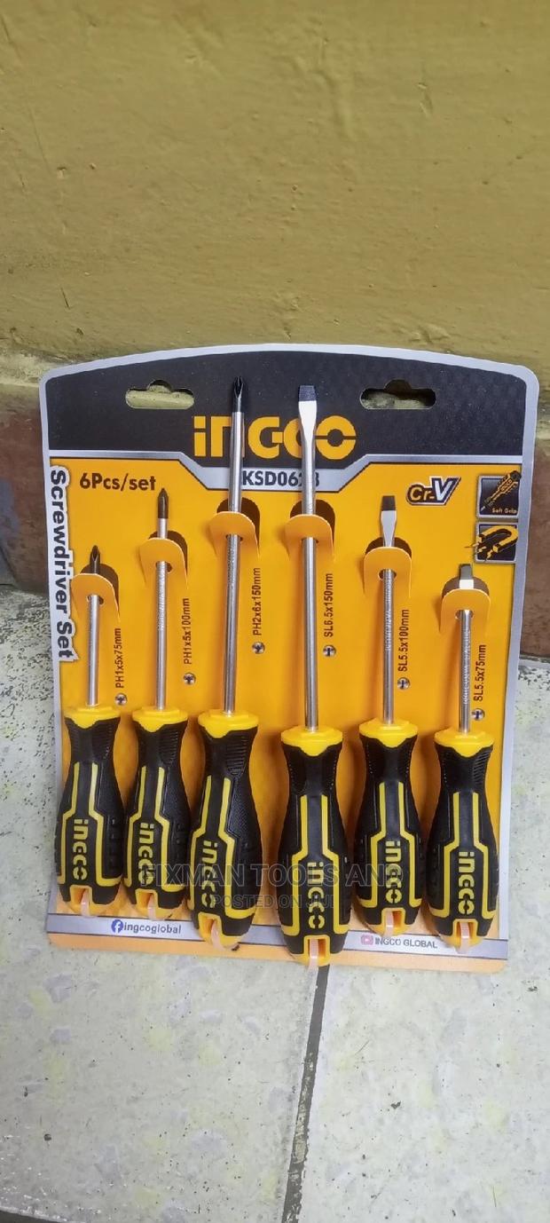 Strong Screw Driver Set, Ingco 6 Pcs Set