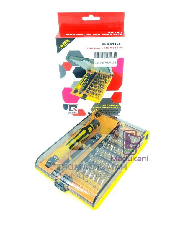 45 Bit Precision Screwdriver Kit With Tweezers and Extension - thumbnail 5