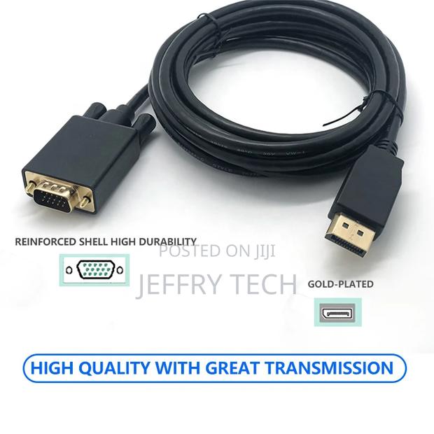 Display Port Computer Connector Displayport to VGA DP to VGA - main view