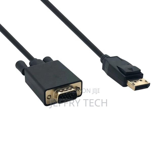 Display Port Computer Connector Displayport to VGA DP to VGA - thumbnail 2
