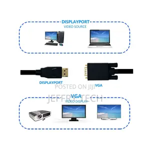 Display Port Computer Connector Displayport to VGA DP to VGA