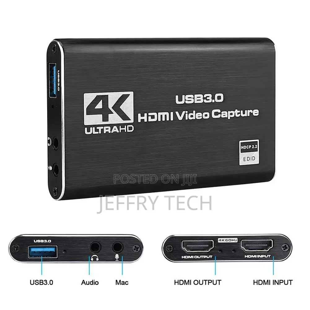 USB3.0 4K HDTV Video Capture Game Video Capture Card for OBS