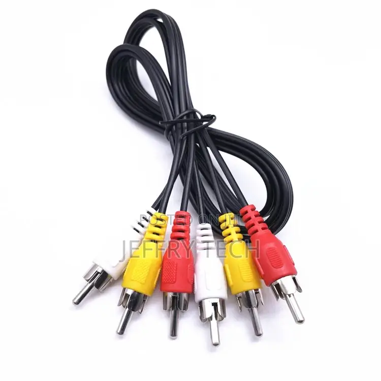 Car Video Component Convert Cable Cord Adapter Jack Rca DVD