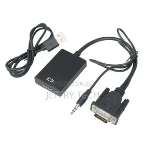 1080P Active HDTV HDMI-A to VGA Adapter Male to Female Conve