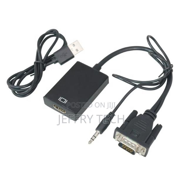 1080P Active HDTV HDMI-A to VGA Adapter Male to Female Conve