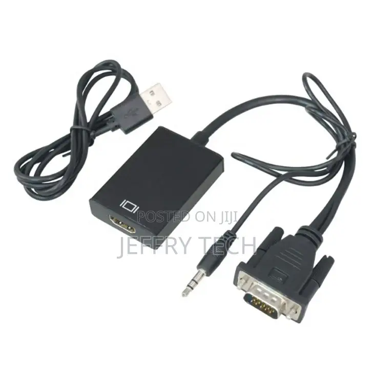 1080P Active HDTV HDMI-A to VGA Adapter Male to Female Conve