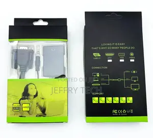 1080P Active HDTV HDMI-A to VGA Adapter Male to Female Conve
