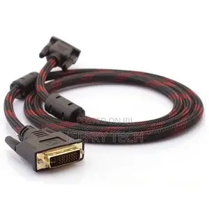 DVI-D Male to Male Video Cable DVI to DVI 24+1 Cable Dual L
