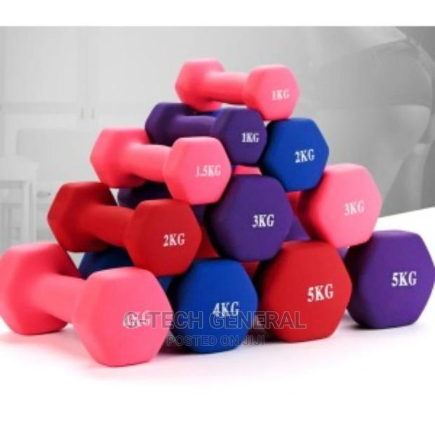 Generic High Quality 10kg Neoprene Coated Dumbells - thumbnail 2