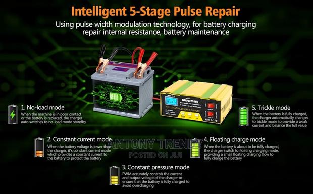 Generic Intelligent Fast Pulse Car Battery Charger 12v/24v