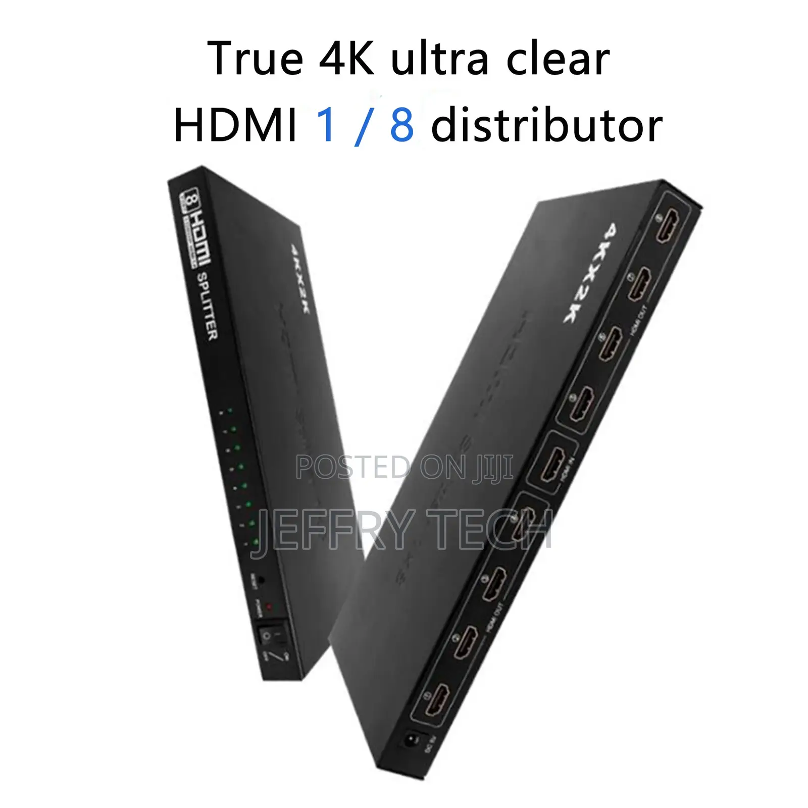 Audio Video 1 to 8 Port 3D 8*1 Hdtv Splitter With Full High
