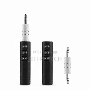 Back-Clip Blue Tooth 3.5mm Jack Stereo Audio Adapter BT Car