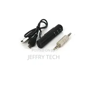 Back-Clip Blue Tooth 3.5mm Jack Stereo Audio Adapter BT Car