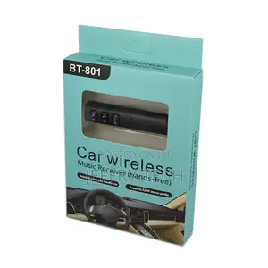 Back-Clip Blue Tooth 3.5mm Jack Stereo Audio Adapter BT Car