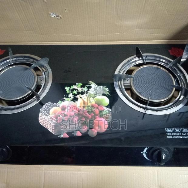 Infrared Glass Two Burner Gas Stove