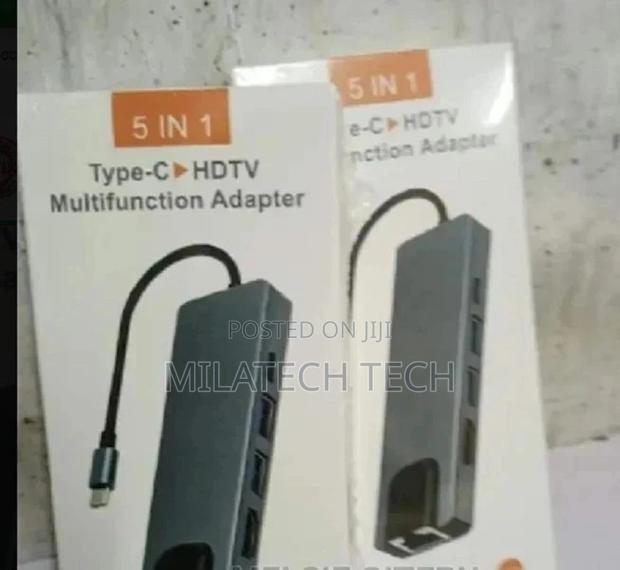 Macbook 5 in 1 Type C USB Hub - main view