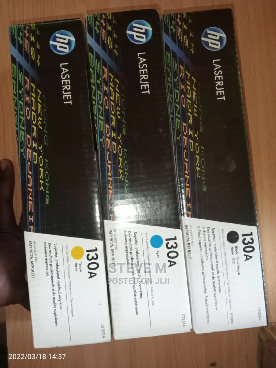 HP 130A (CF350A) Black Original Laserjet Toner Cartridge