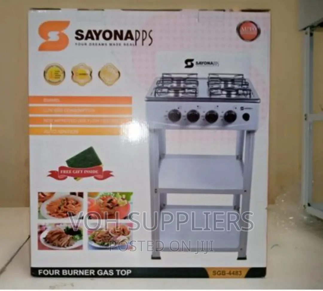 Sayona 4bunner Gas Cooker With Stand