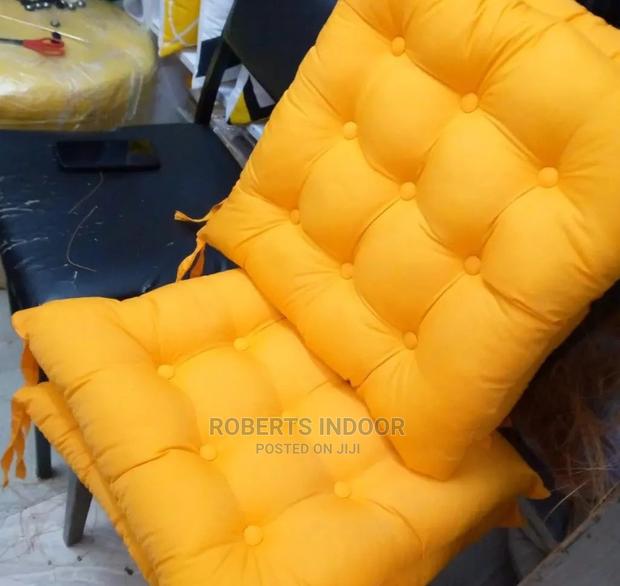 Yellow Orange Chair Pad - main view