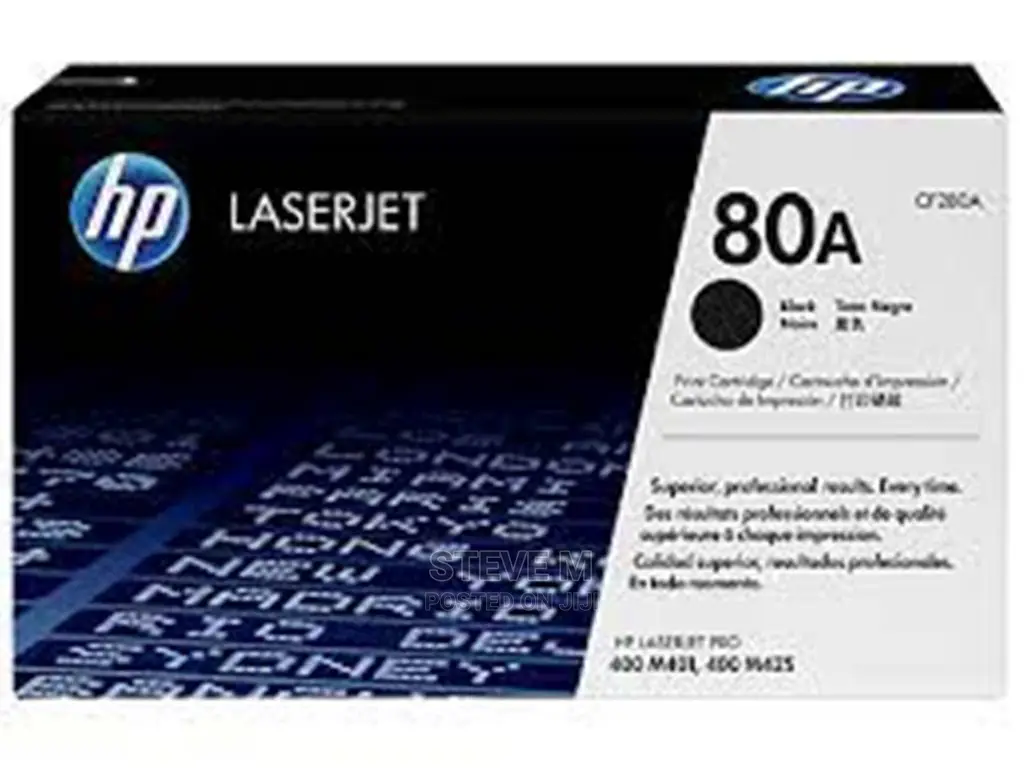 HP 80A Black Original Laserjet Toner