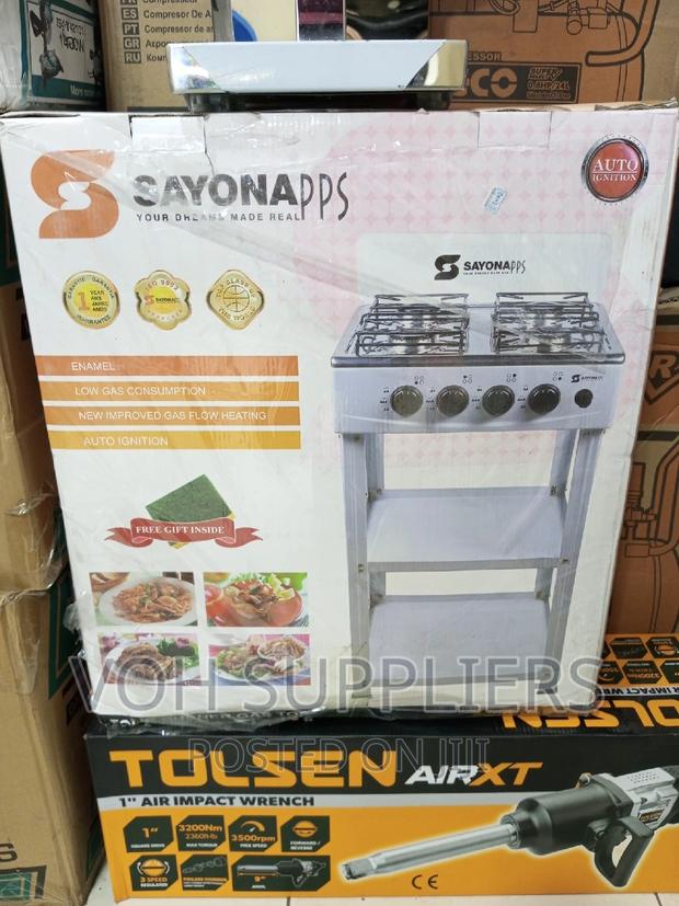 Sayona Gas Cooker With 4set Bunners - thumbnail 2