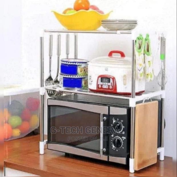 Generic 2-Layer Multi-Purpose Microwave Stand Organizer